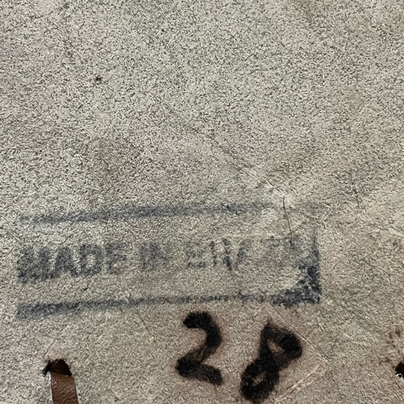 Genuine Cowhide longhorn placemat Leather backing and stitching 14 x18 inches - Picture 7 of 11